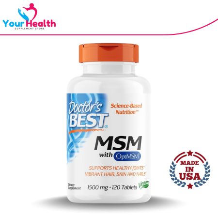 Doctor's Best MSM with Opti MSM 1500 mg 120 cap