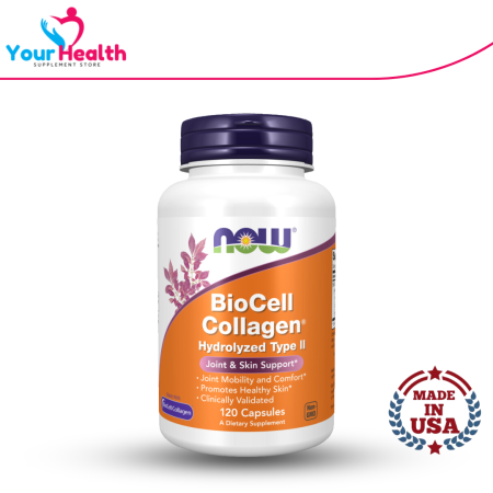 NOW BioCell Collagen® Hydrolyzed Type II - 120 Capsules