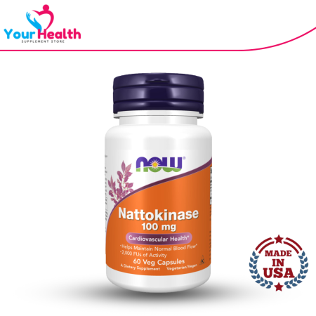 NOW Nattokinase 100mg - 60 Capsules