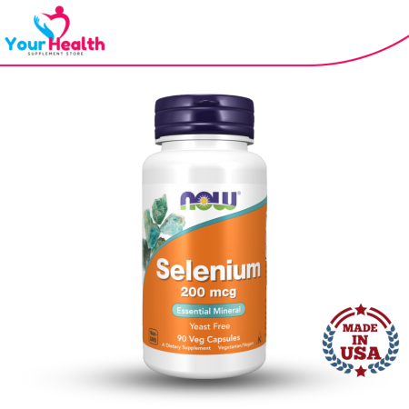 NOW Selenium 200 mcg - 90 Veg Capsules