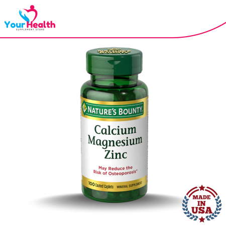 Nature's Bounty Calcium Magnesium Zinc - 100 Caplets