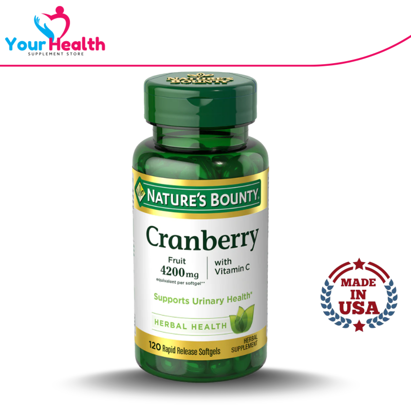 Nature's Bounty Cranberry 4200 mg - 120 Softgels