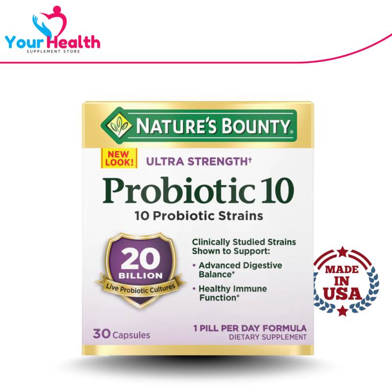 Nature's Bounty Ultra Strength Probiotic 10 - 70 Capsules