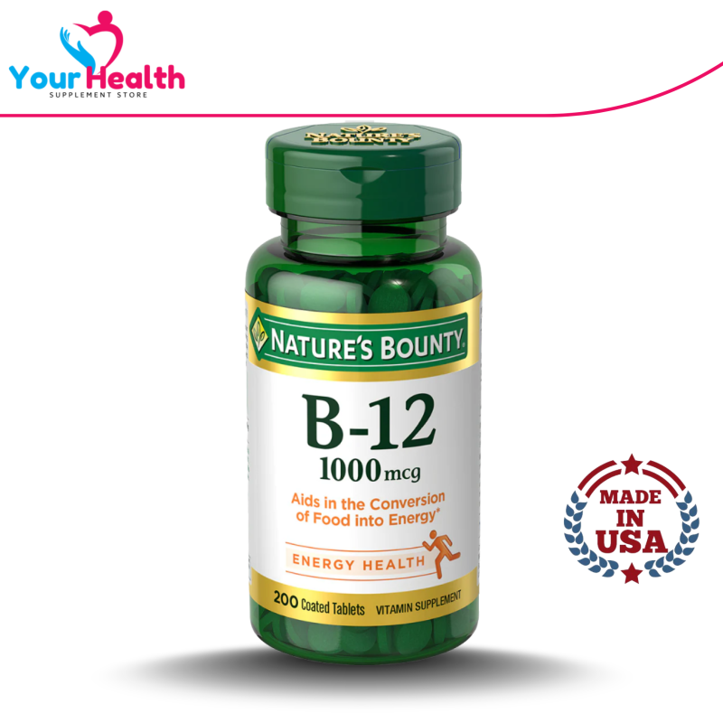 Nature's Bounty Vitamin B-12 1000mcg - 100 Tablets