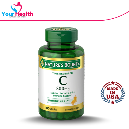 Nature's Bounty Vitamin C 500mg - 100 Capsules