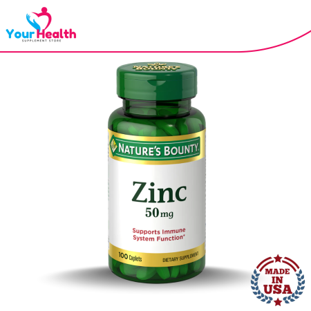 Nature's Bounty Zinc 50mg - 100 Caplets