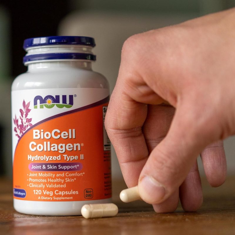 NOW BioCell Collagen® Hydrolyzed Type II - 120 Capsules - Image 3