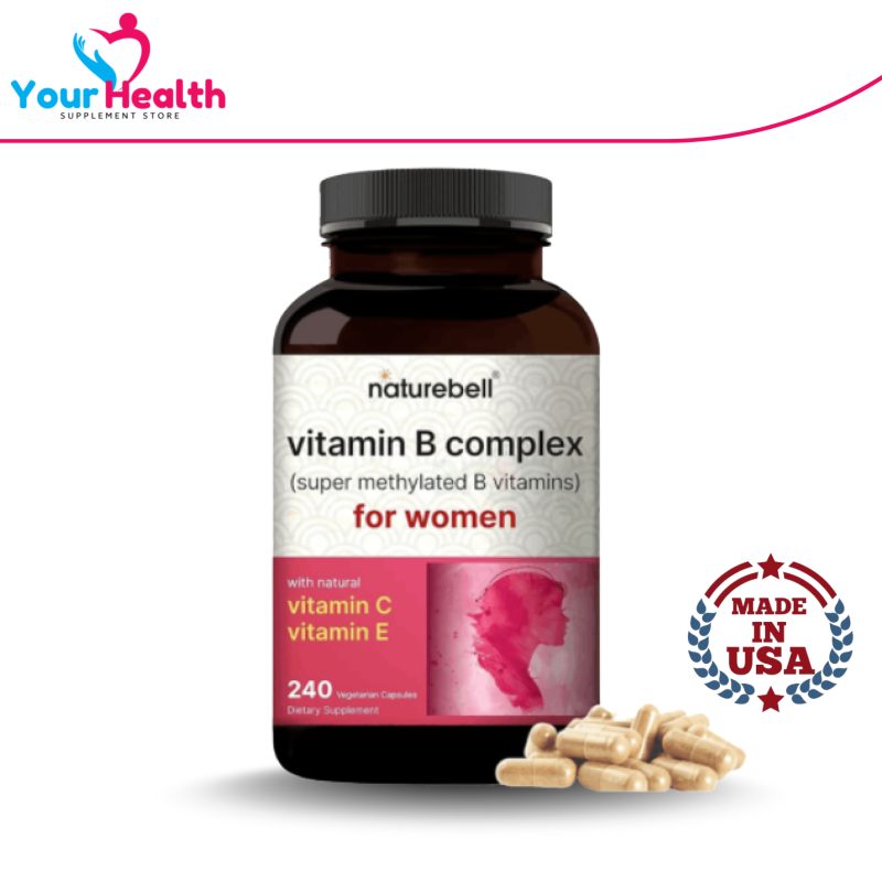 Naturebell Vitamin B Complex for Women 240 Capsules