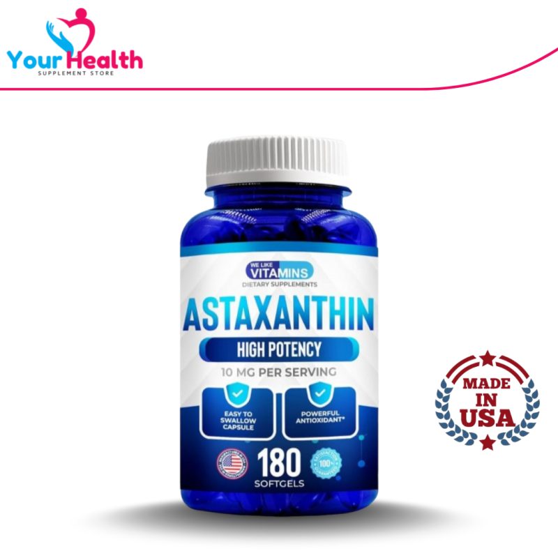 We Like Vitamins Astaxanthin 10mg - 180 Softgels