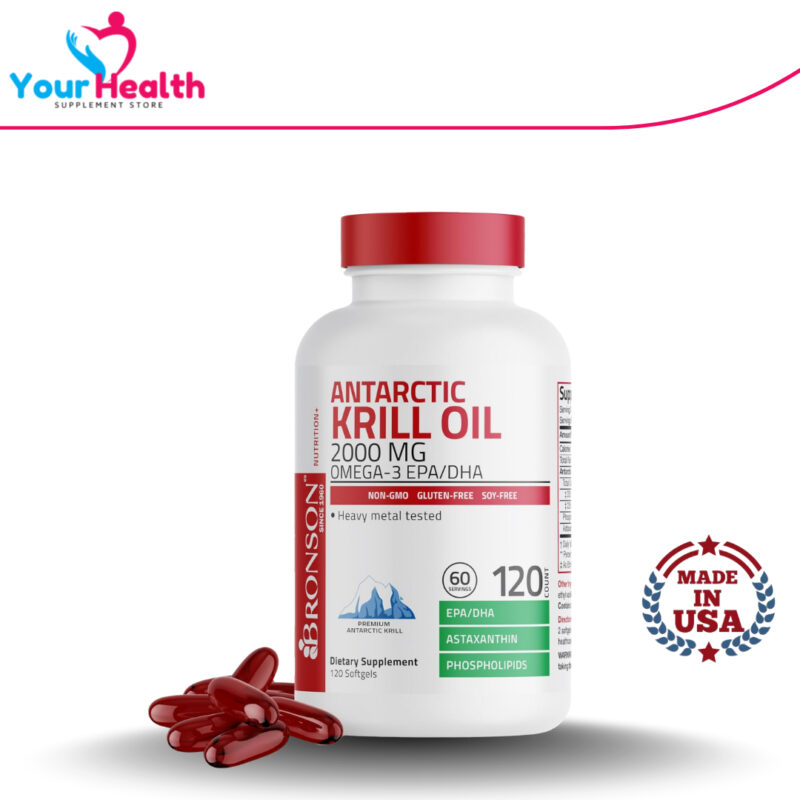 Bronson Antarctic Krill oil 120 Count