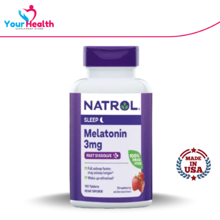 Natrol Melatonin Sleep Support 3mg - 150 Tablets (Fast Dissolve)