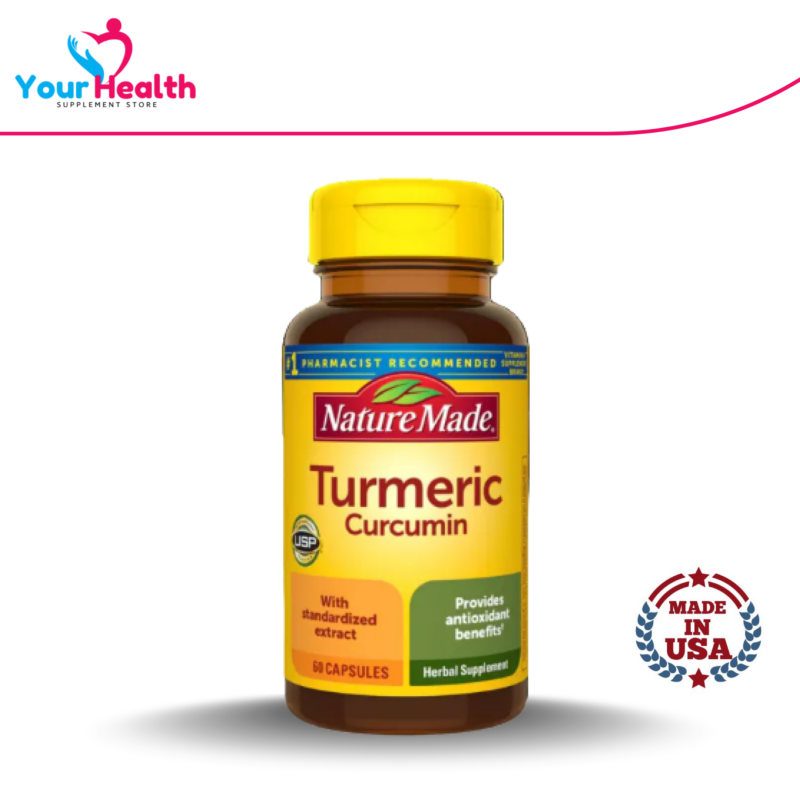 Nature Made 500 mg Turmeric Curcumin - 60 Capsules