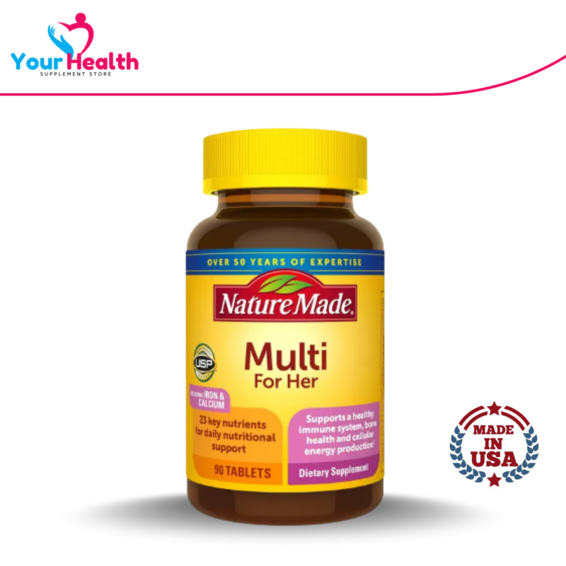 Nature Made Multi For Her Women’s Multivitamin - 90 Tablets