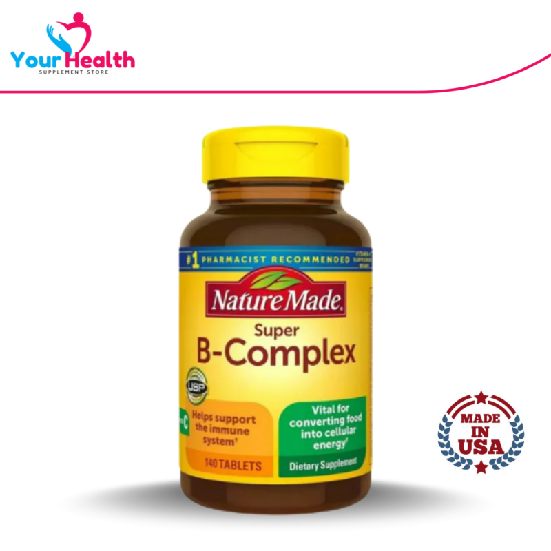 Nature Made Super B Complex with Vitamin C - 140 Tablets