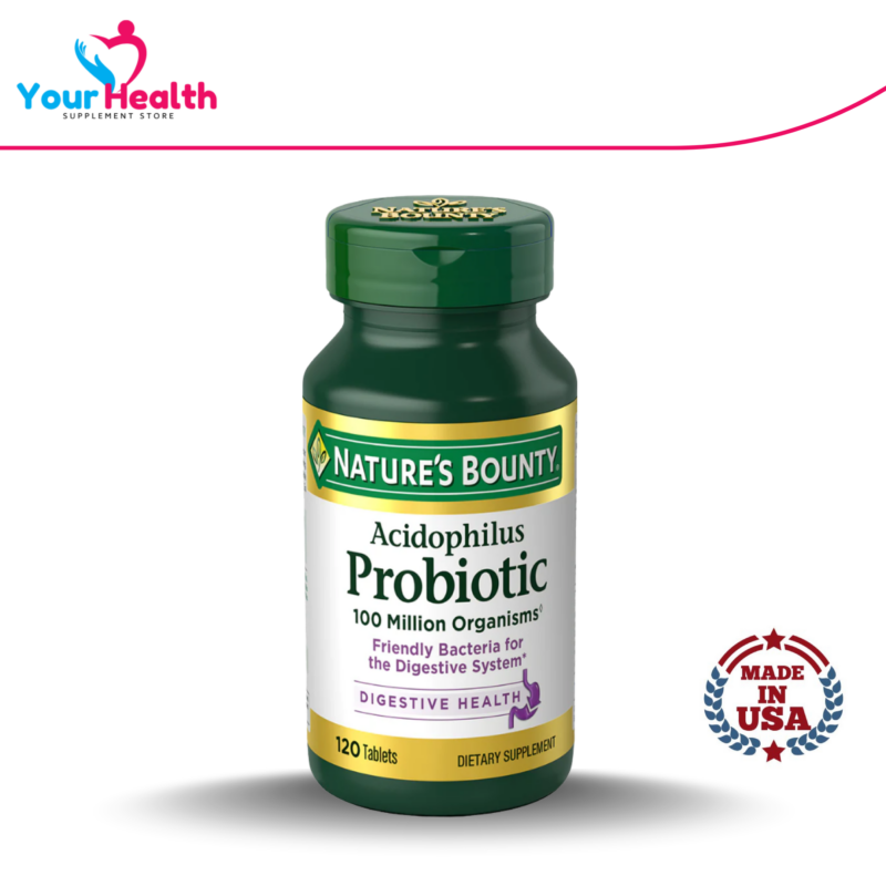 Nature's Bounty Acidophilus Probiotic - 100 Tablets