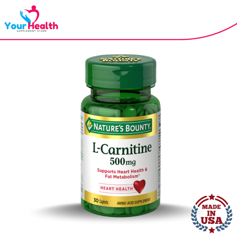 Nature's Bounty L-Carnitine 500 mg - 30 Caplets