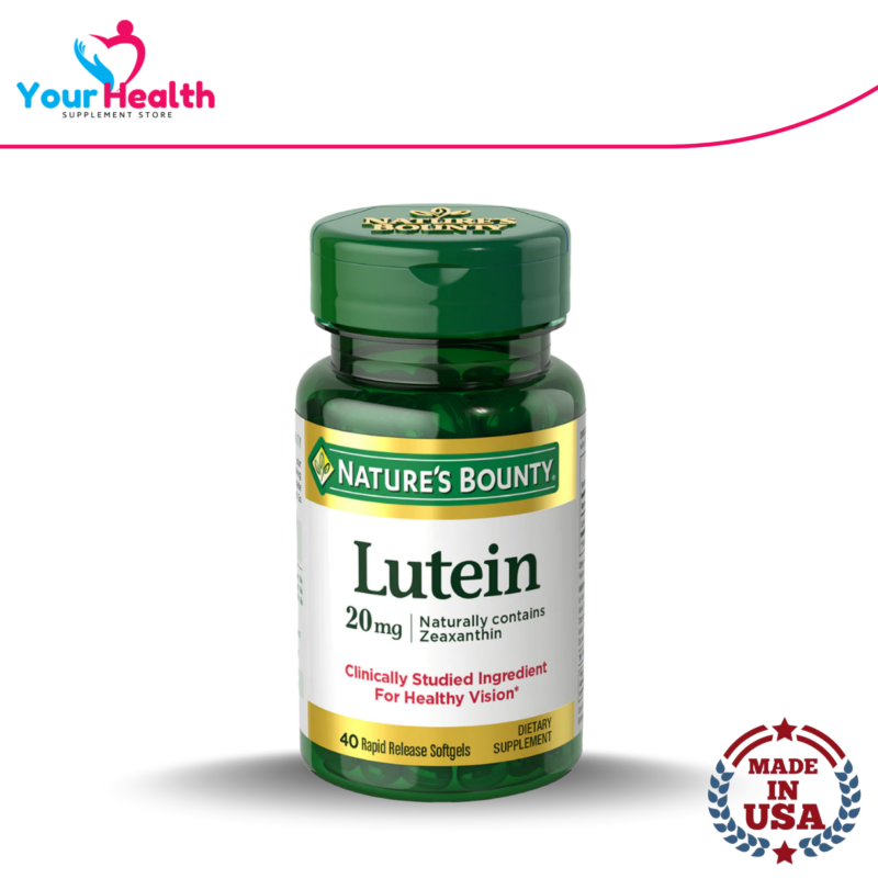 Nature's Bounty Lutein 20mg - 40 Softgels