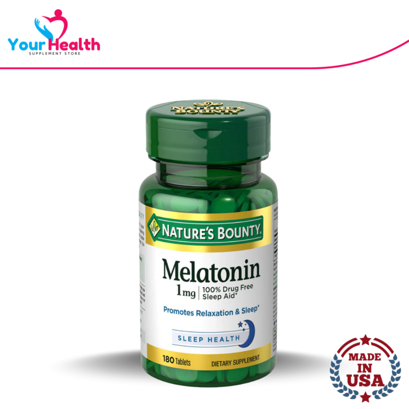 Nature's Bounty Melatonin 1mg - 180 Tablets