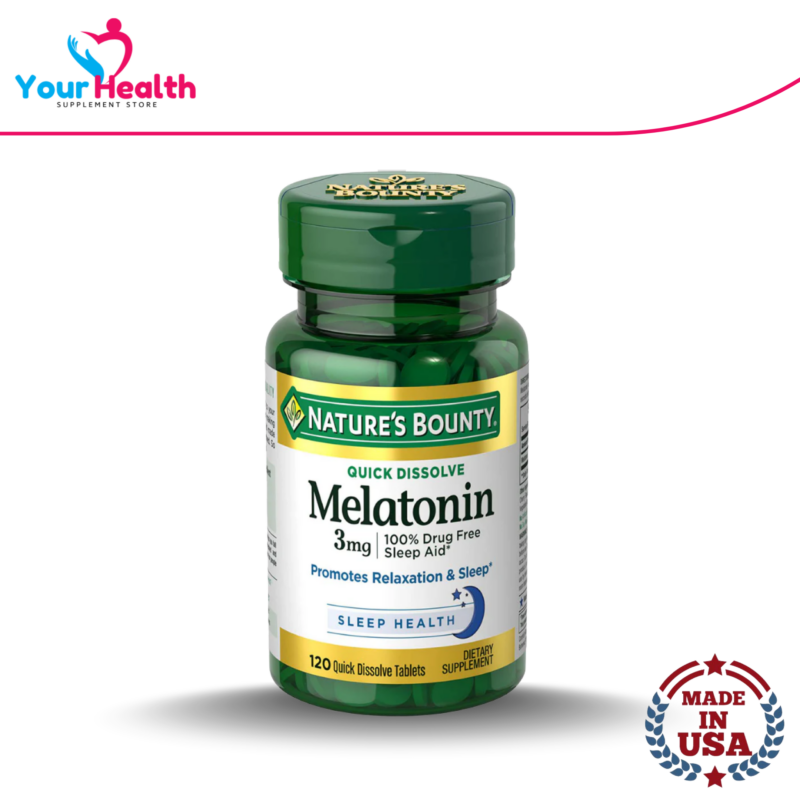 Nature's Bounty Melatonin 3mg - 120 Tablets