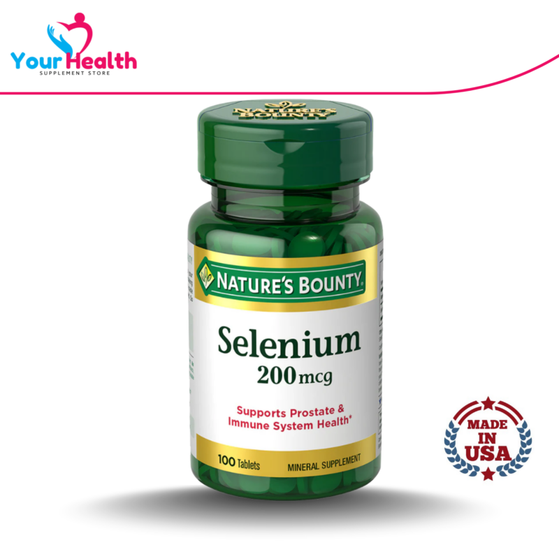 Nature's Bounty Selenium 200mcg - 100 Tablets