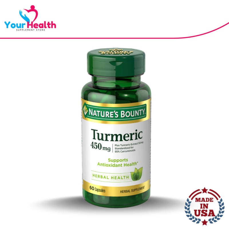 Nature's Bounty Turmeric 450mg - 60 Capsules