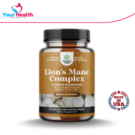 Nature's Craft Lions Mane Complex - 60 Capsules