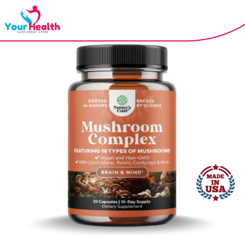 Nature's Craft Mushroom Complex - 60 Capsules