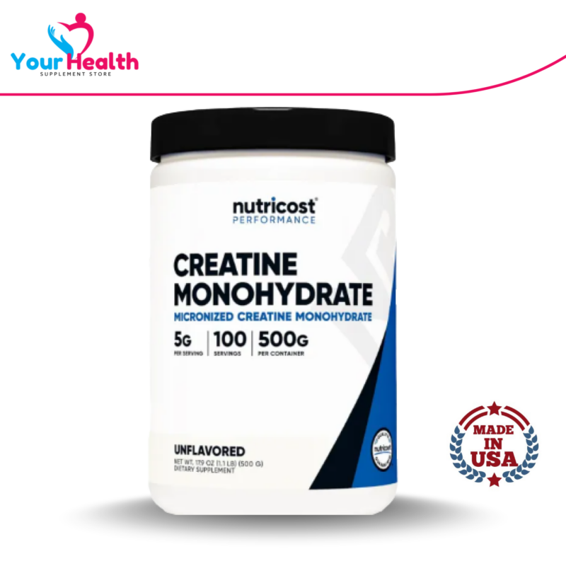 Nutricost Creatine Monohydrate Powder - 500G