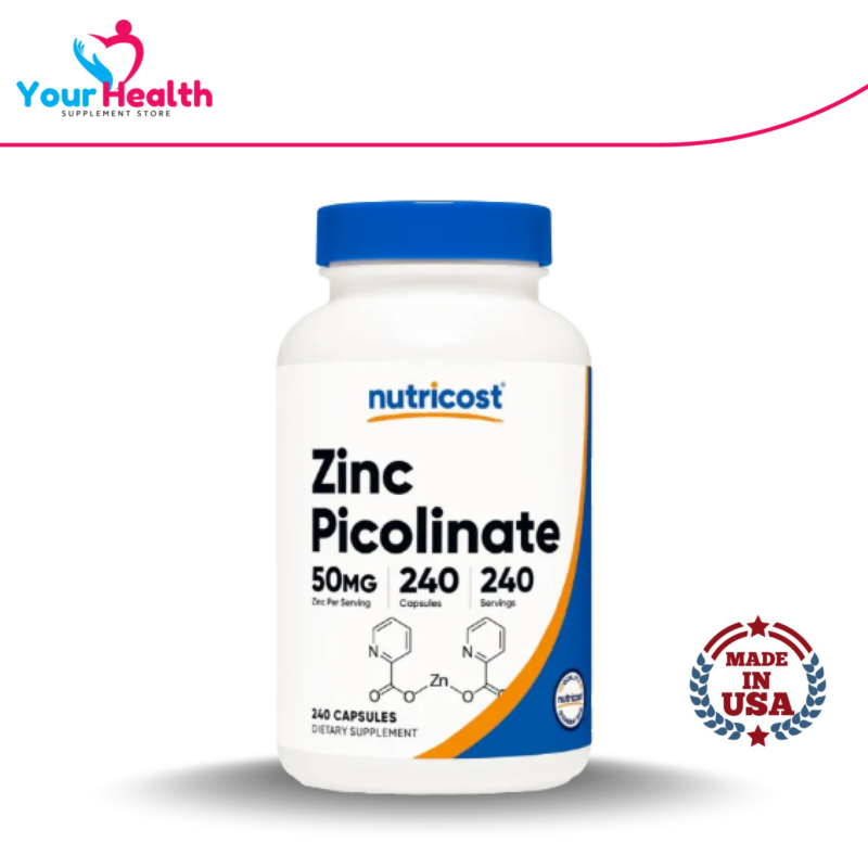 Nutricost Zinc Picolinate 50 mg - 240 Capsules