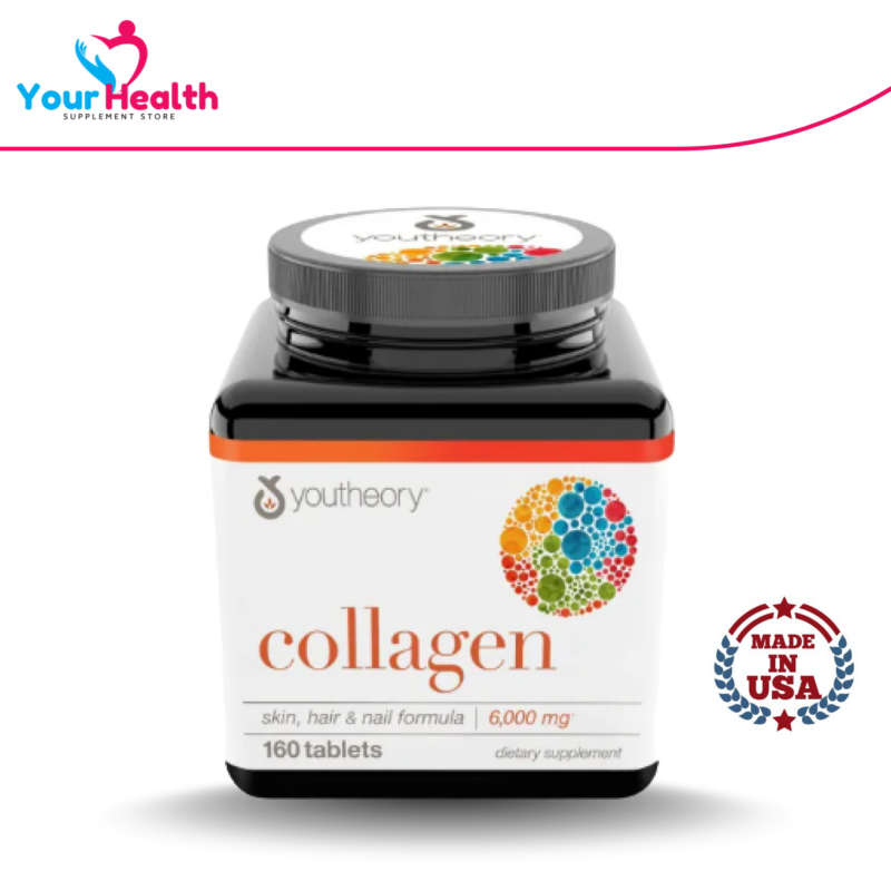 Youtheory Collagen 6,000mg – 160 Tablets