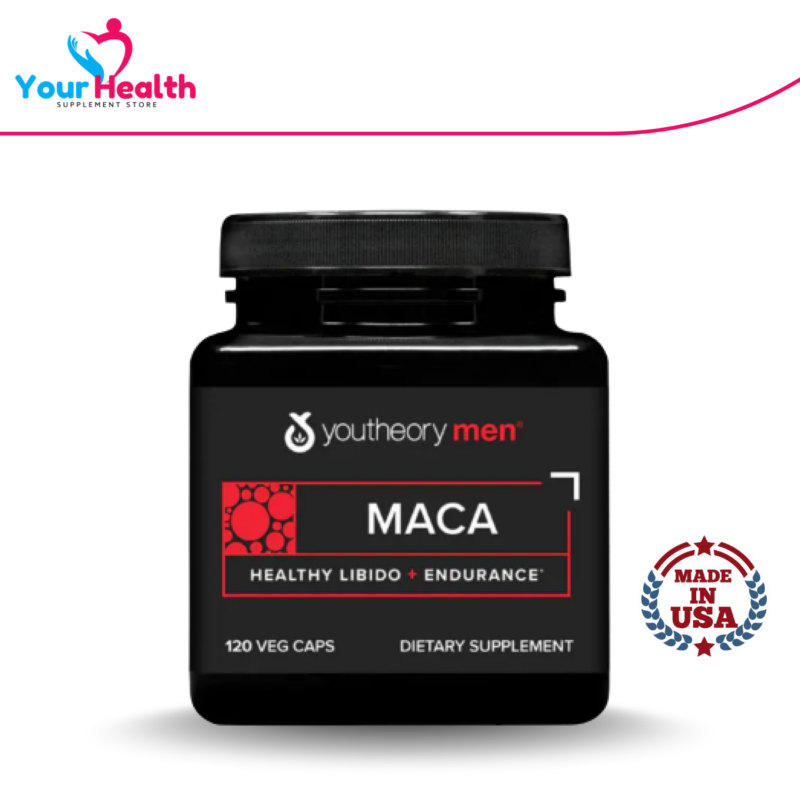 Youtheory Maca Root for Men - 120 Veg Capsules