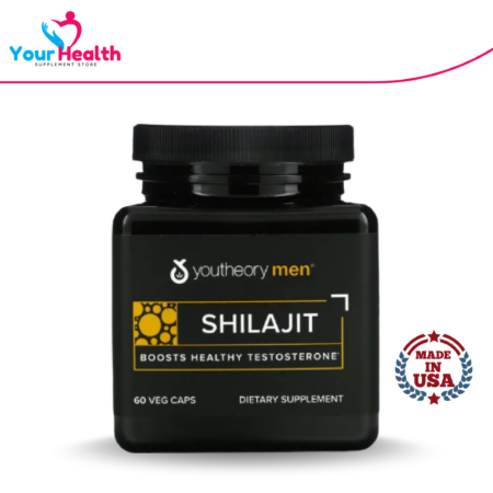 Youtheory Men's Shilajit – 60 Veg Caps